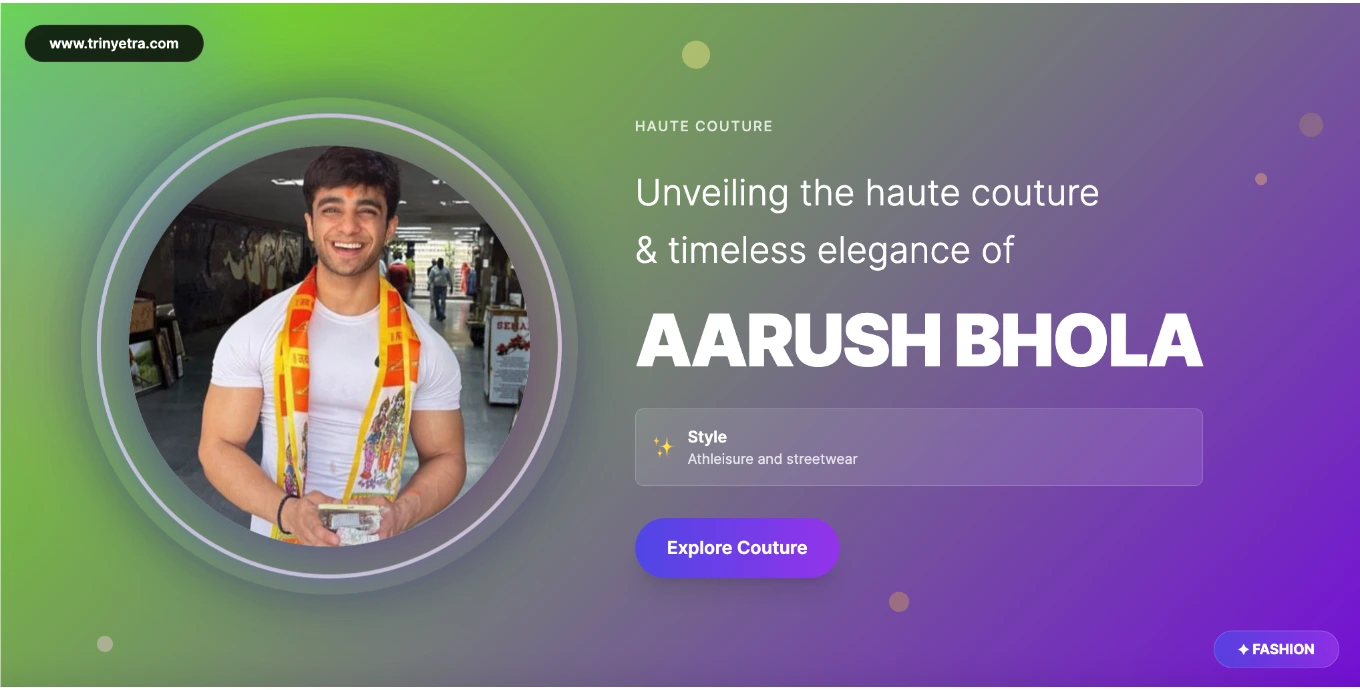 Aarush Bhola Fashion Photo 2025