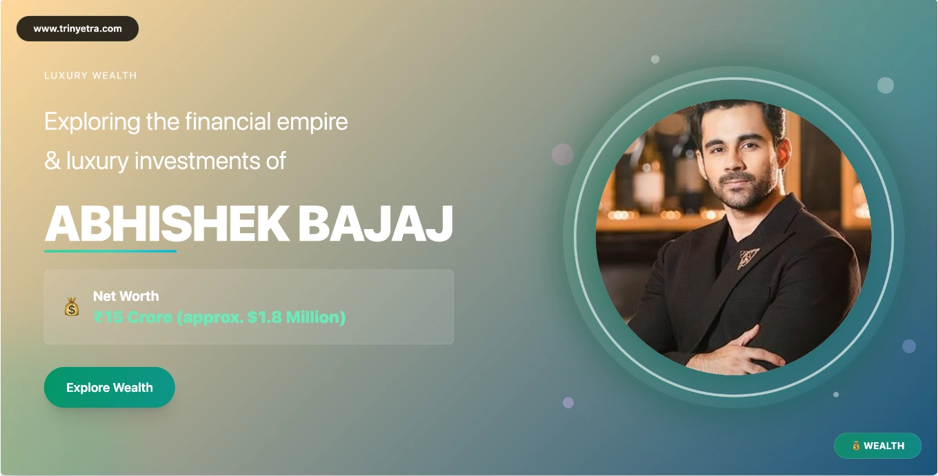 Abhishek Bajaj Net Worth Photo