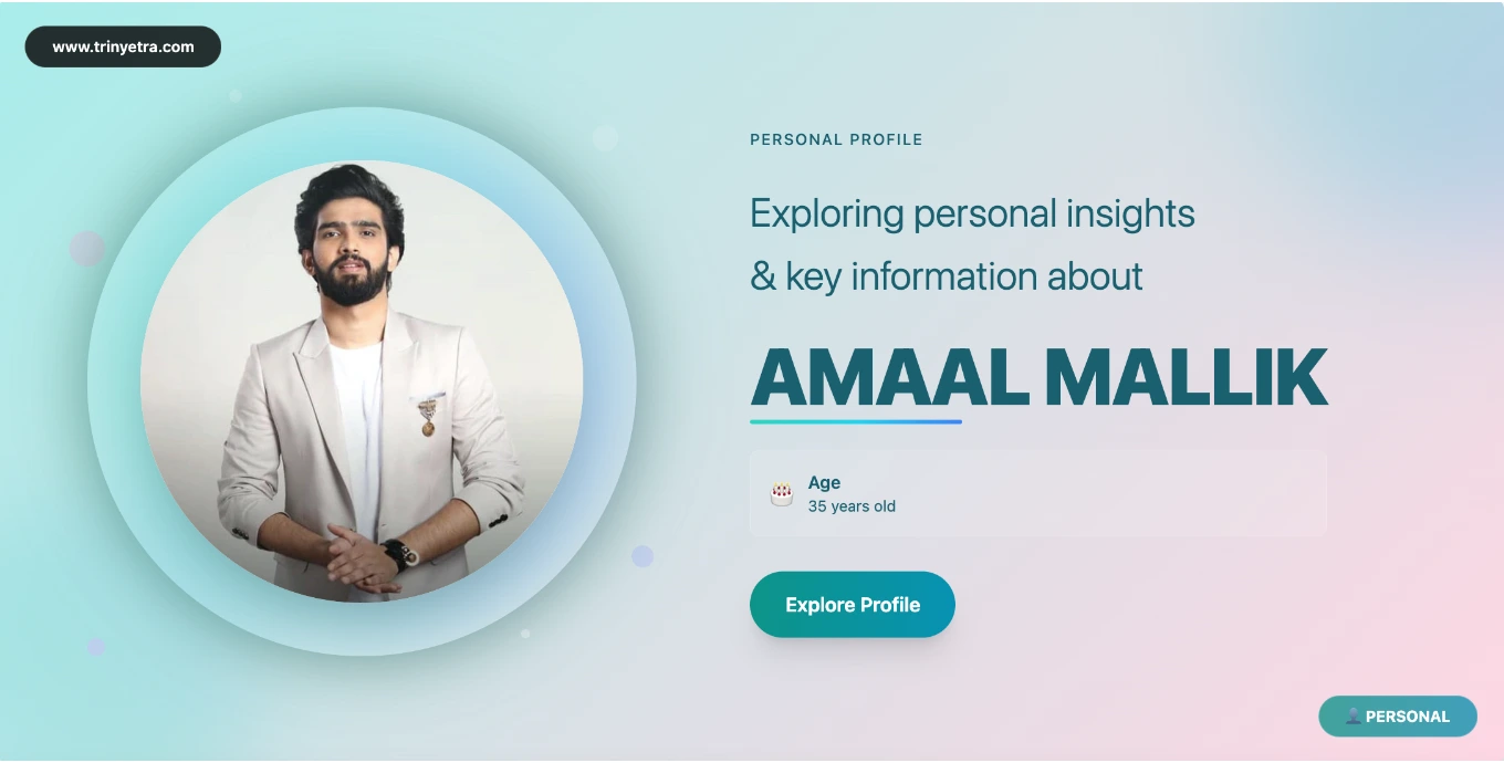 Amaal Mallik Biography Photo 2025