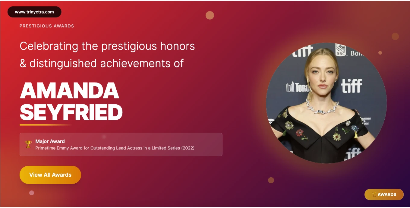 Amanda Seyfried Career Success Photo