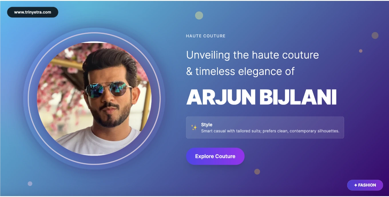Arjun Bijlani Fashion Style Photo