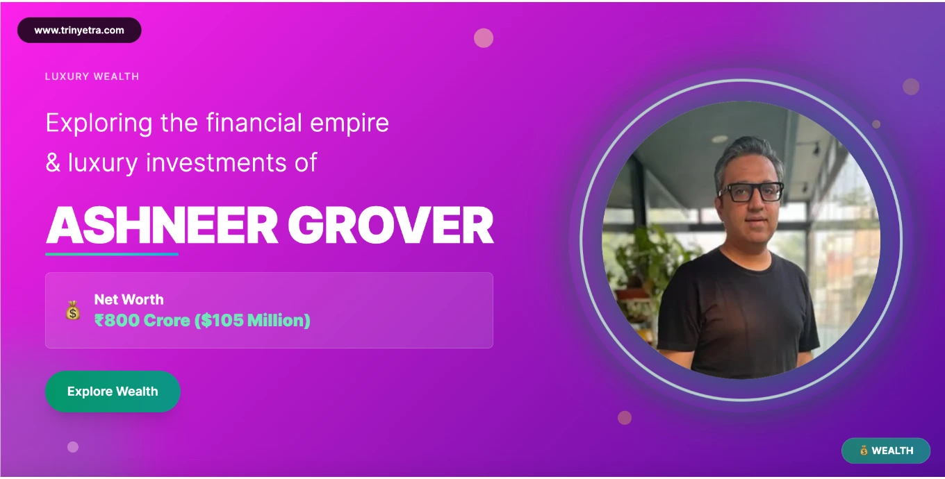 Ashneer Grover Entrepreneur Wealth 2025