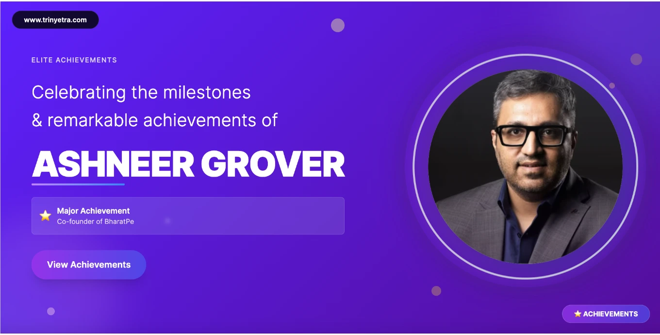 Ashneer Grover Achievements photo 2025