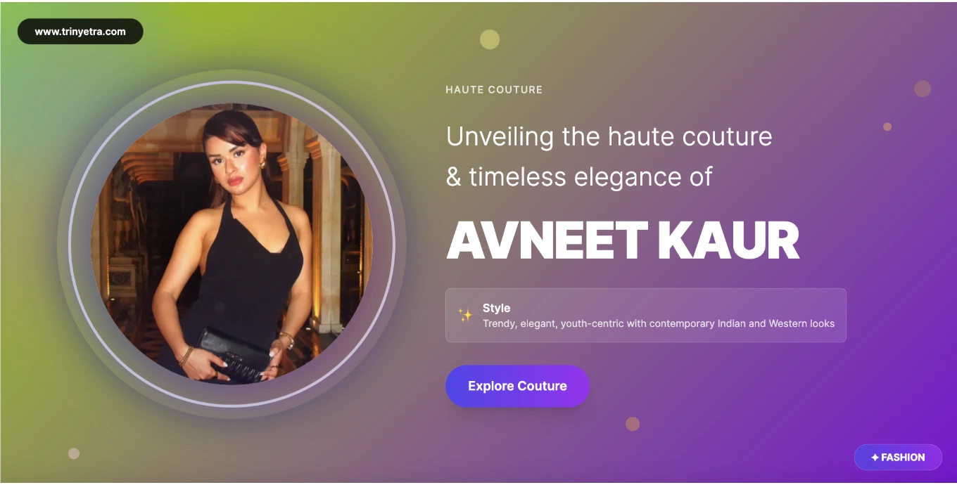 Avneet Kaur Fashion Style Photo