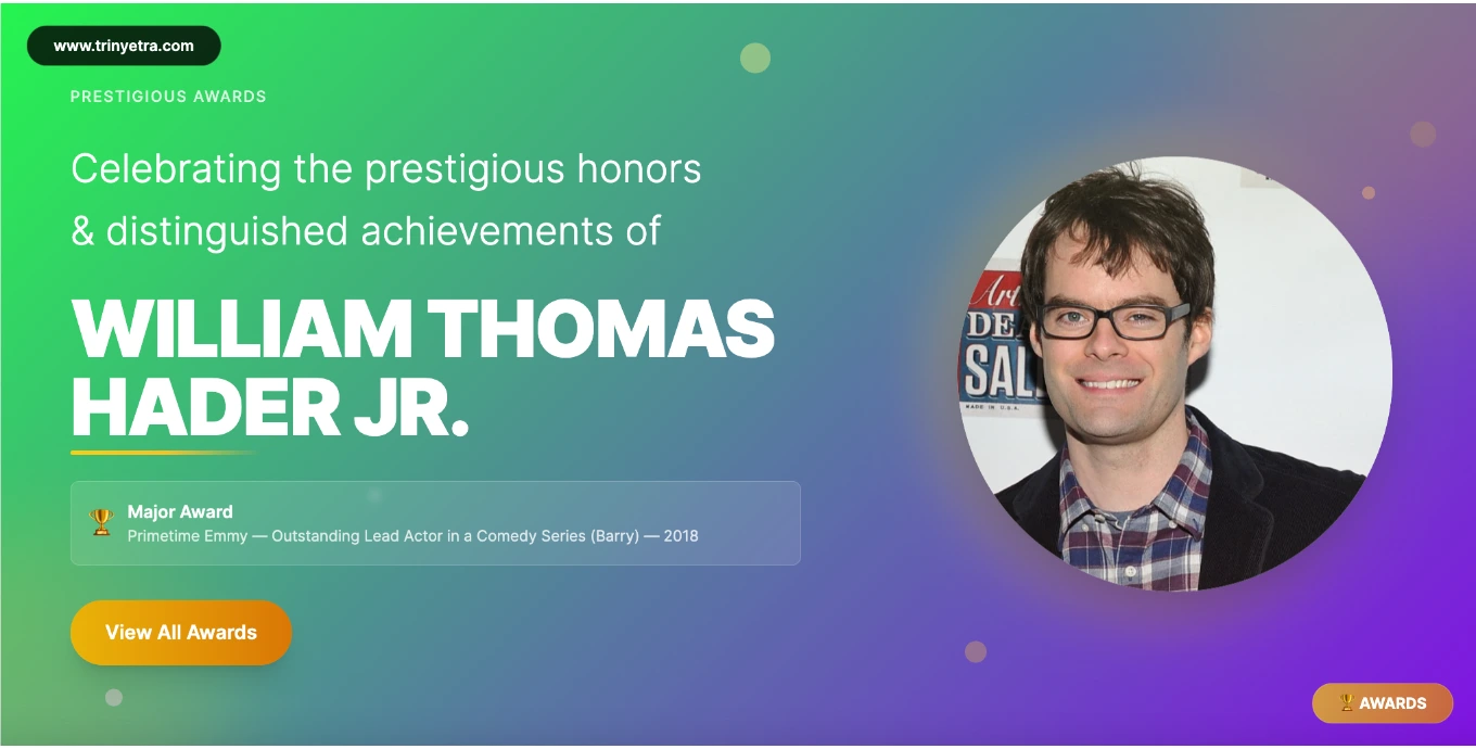 Bill Hader Award Photo