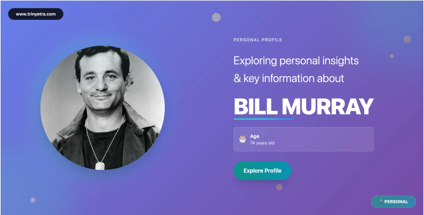 Bill Murray Biography Photo 2025