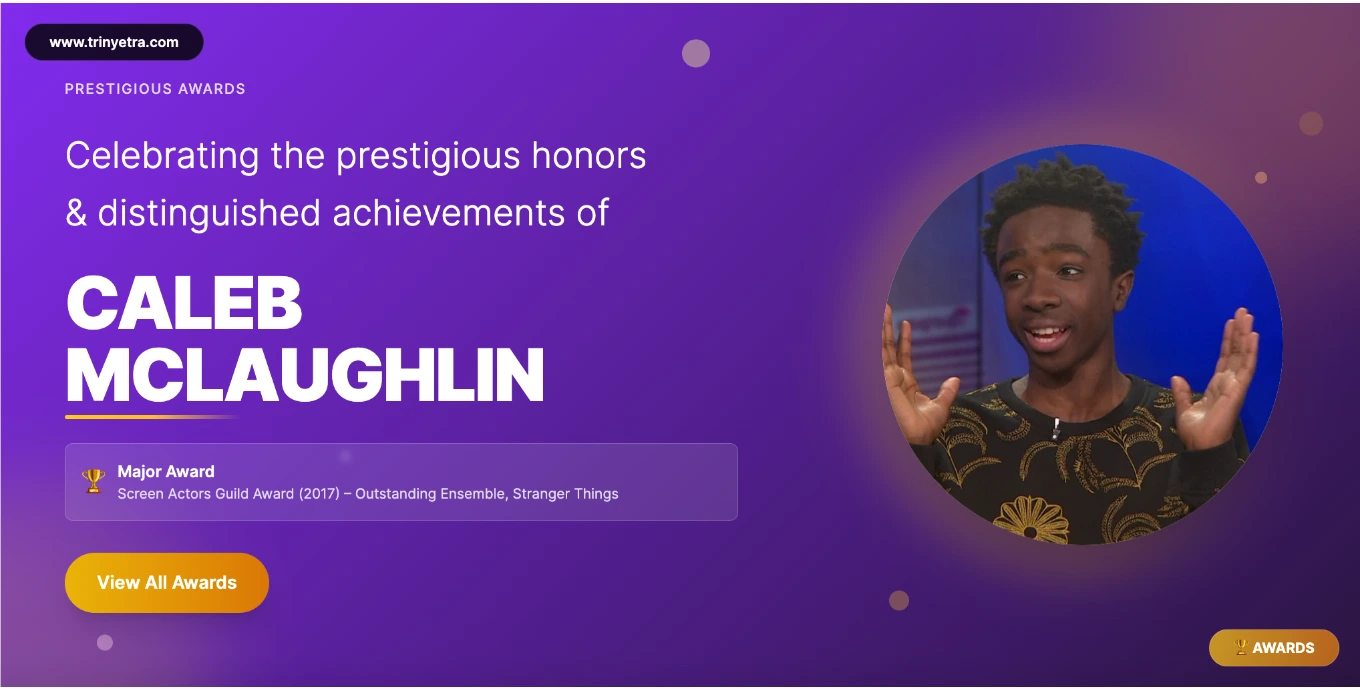  Caleb McLaughlin Biography Photo 2025