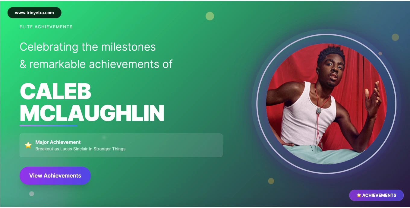  Caleb McLaughlin Career Success Photo 2025