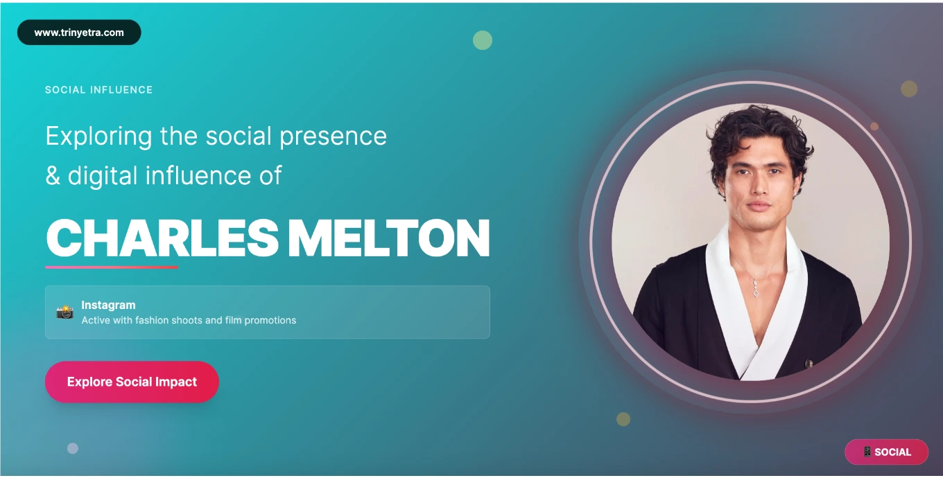 Charles Melton Social Photo