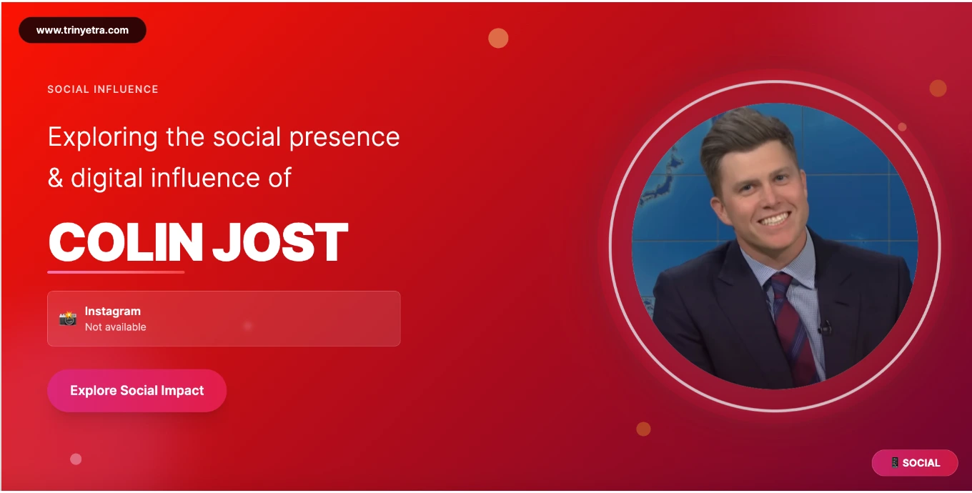 Colin Jost Social Photo
