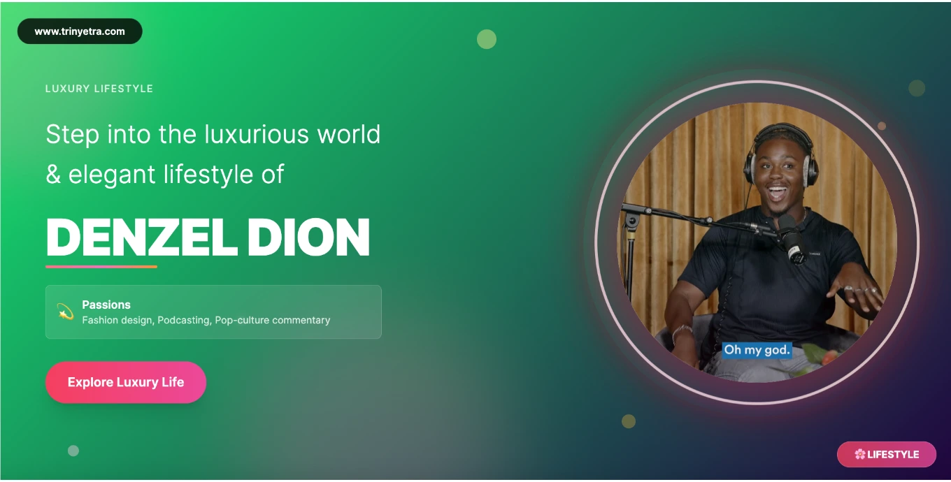 Denzel Dion Biography Photo 2025