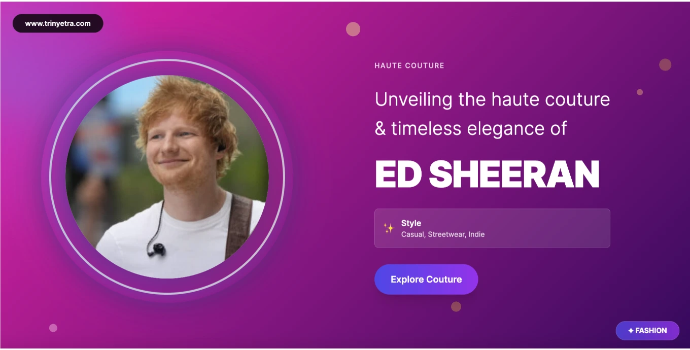 Ed Sheeran Fashion Style Photo