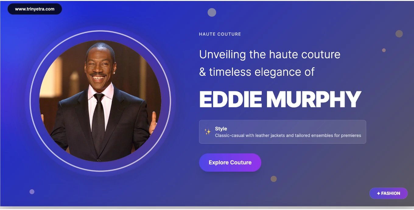 Eddie Murphy Fashion Style Photo