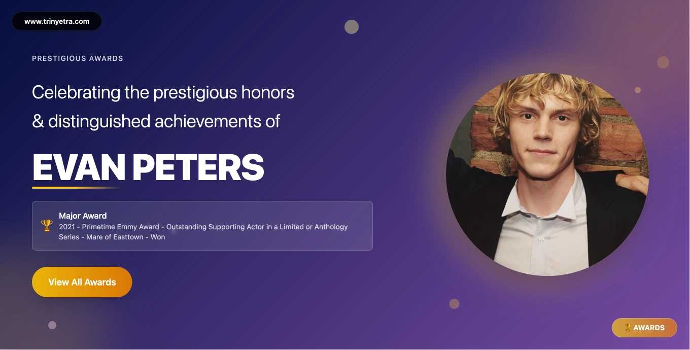 Evan Peters Awards