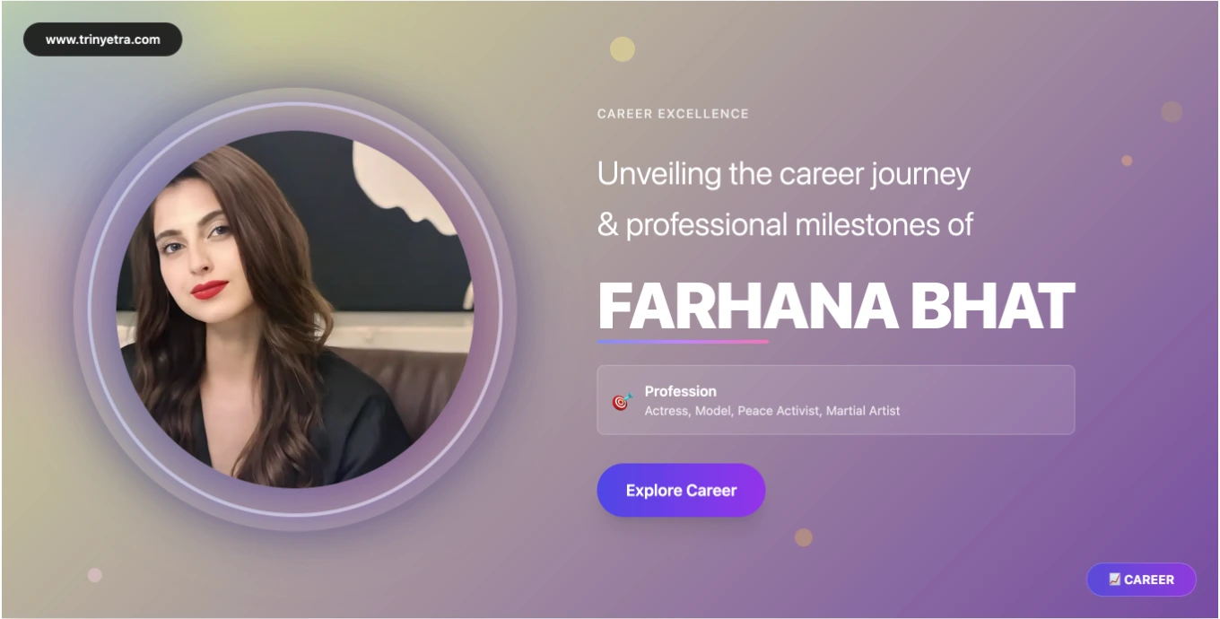 Farhana Bhatt Bigg Boss 19 Contestant Career Photo 2025