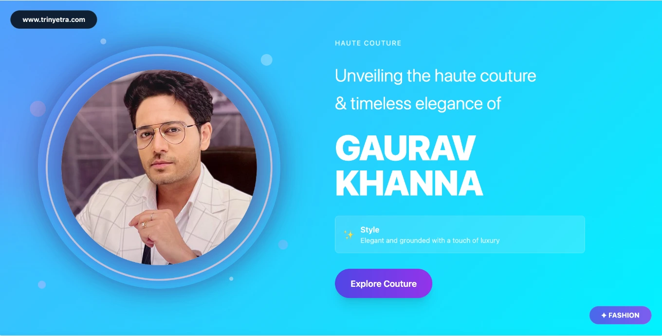 Gaurav Khanna Fashion Photo 2025