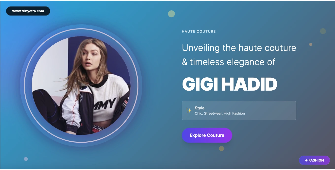 Gigi Hadid Fashion Style Photo