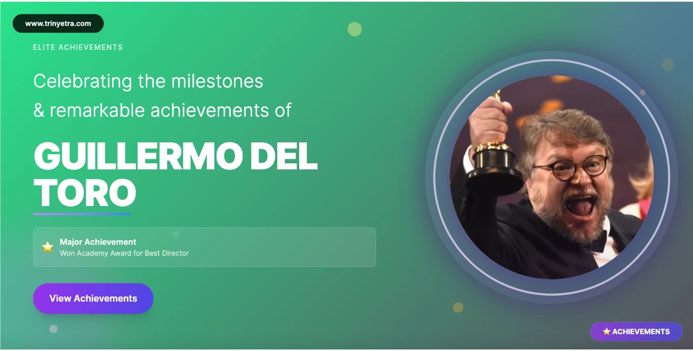 Guillermo del Toro Career Success Photo