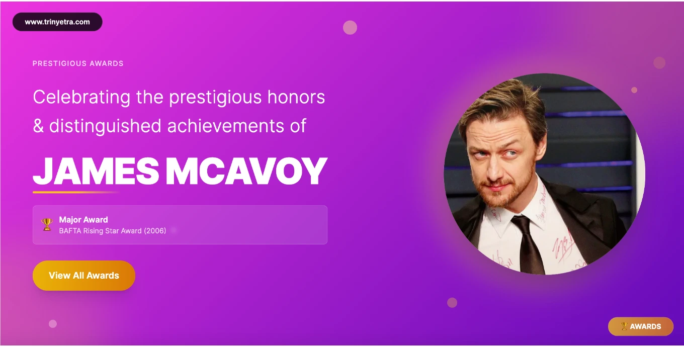 James McAvoy Split Physical Transformation Photo