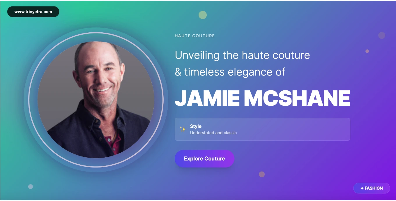 Jamie McShane Fashion Style Photo
