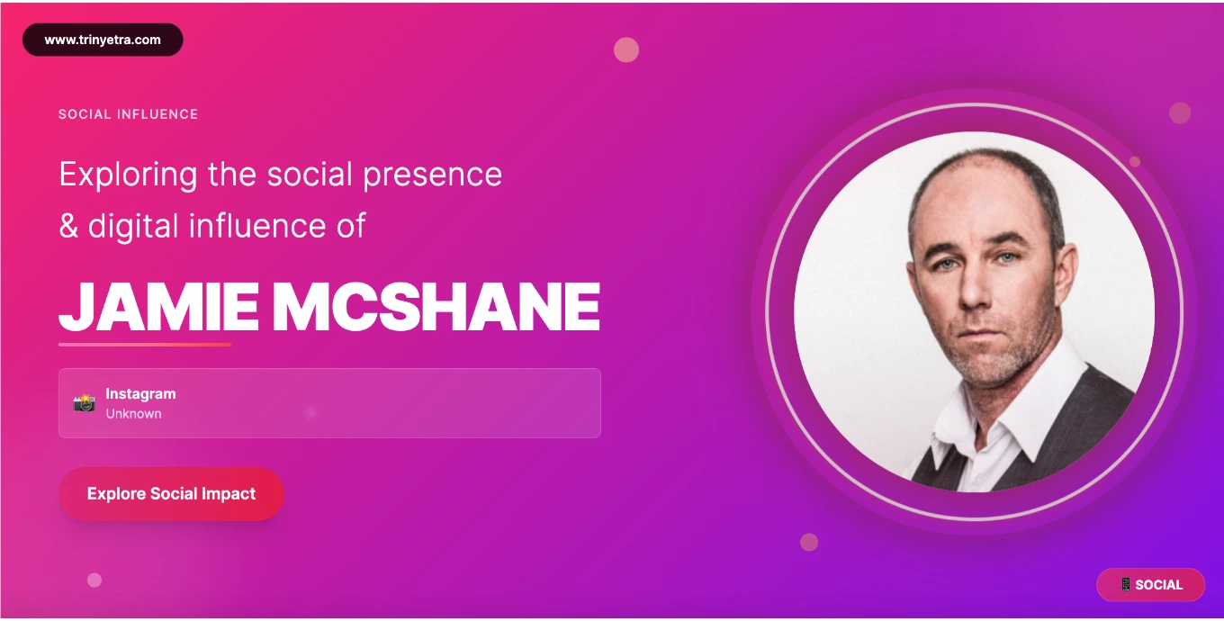 Jamie McShane Social Photo