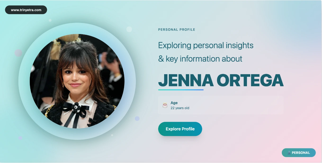 Jenna Ortega Personal Information Photo