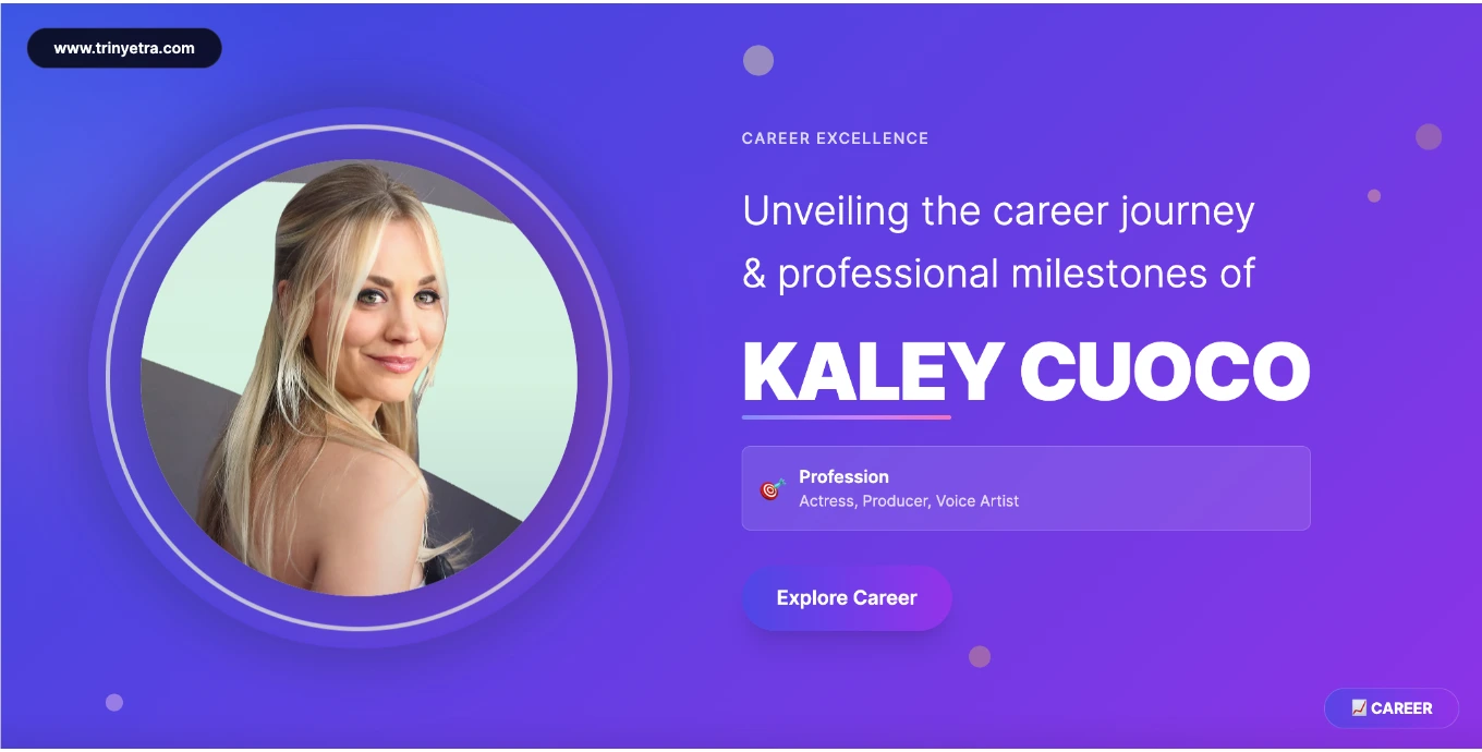Kaley Cuoco Career Success Photo