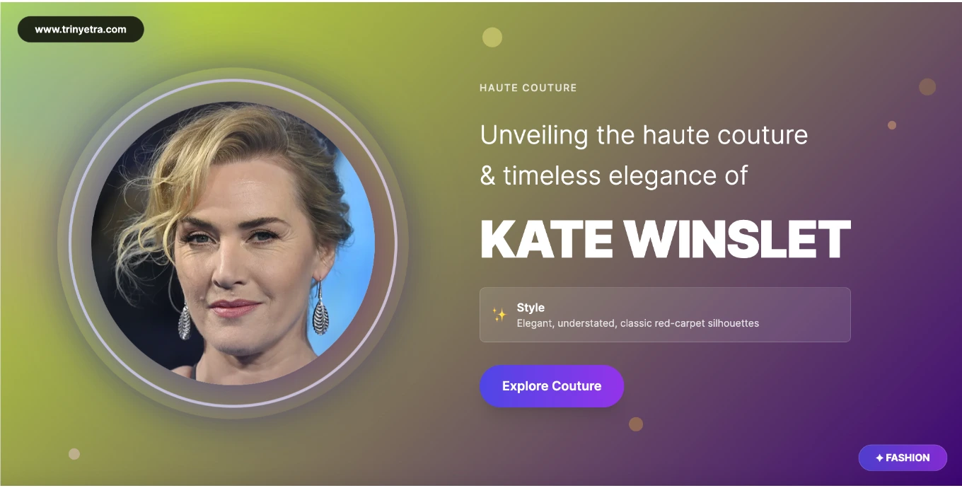 Kate Winslet Fashion Style Photo 2025