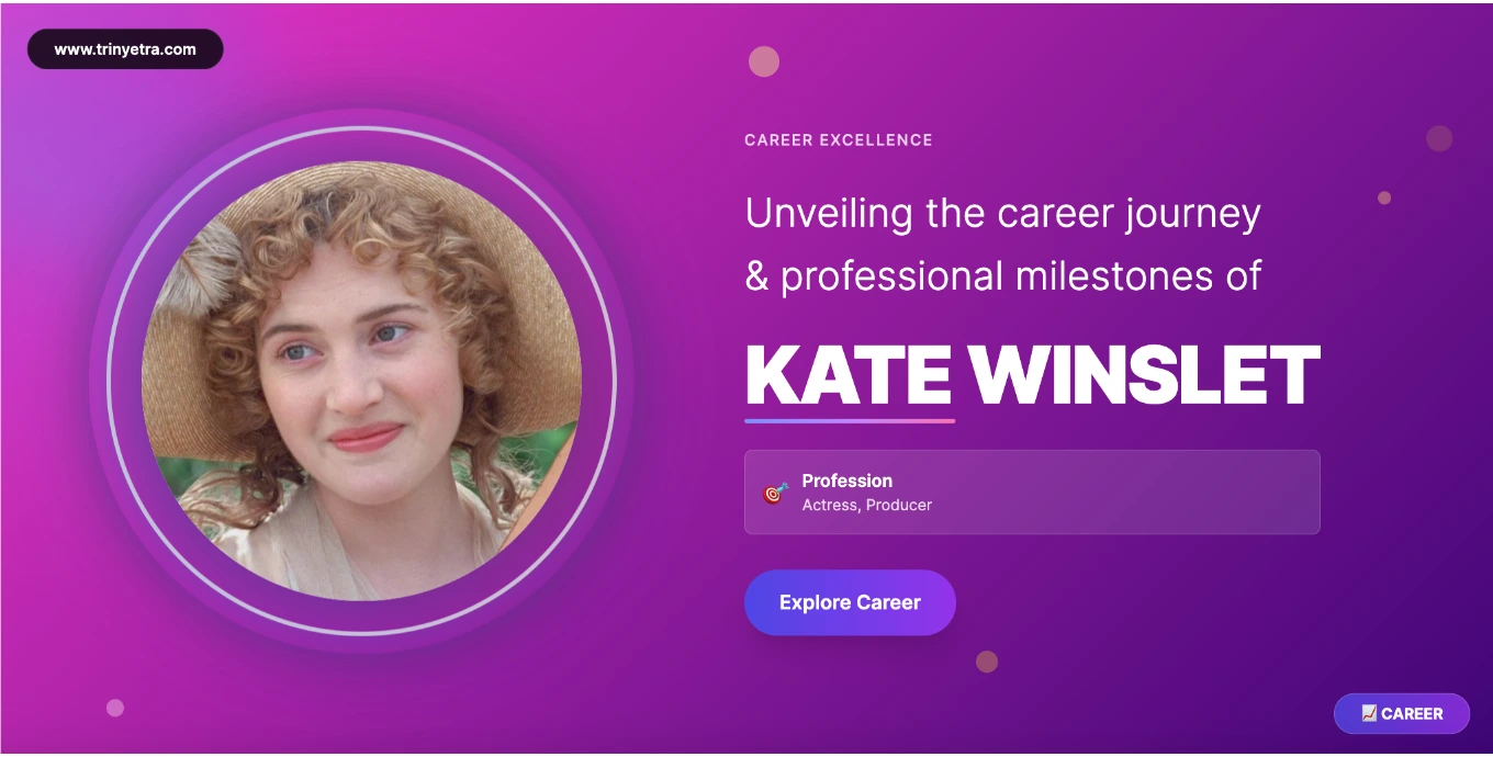 Kate Winslet Career Success Titanic Photo