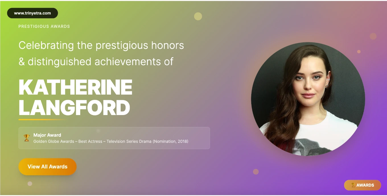 Katherine Langford Awards Success Photo