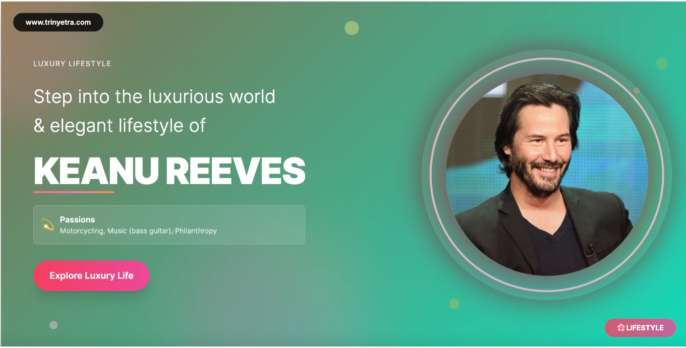 Keanu Reeves Biography Photo 2025