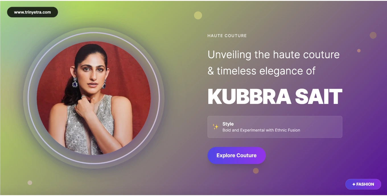 Kubbra Sait Fashion Style Bollywood