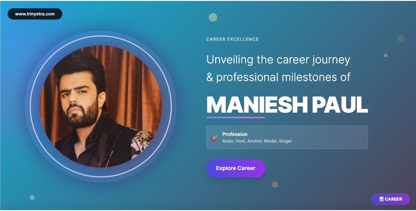Maniesh Paul Career Success Photo