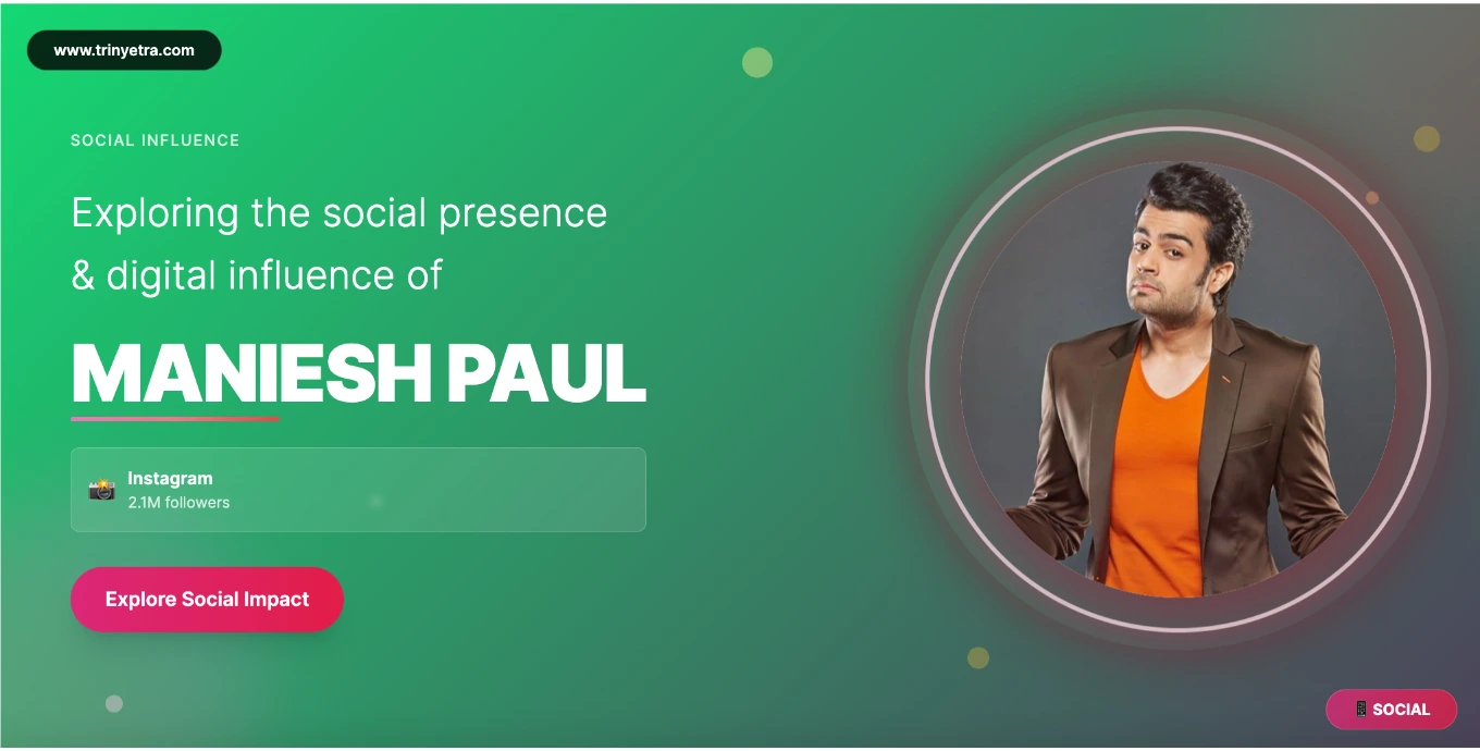 Maniesh Paul Social Photo