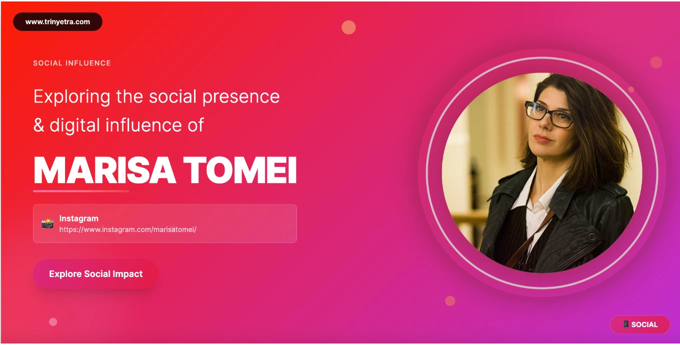 Marisa Tomei Social Photo
