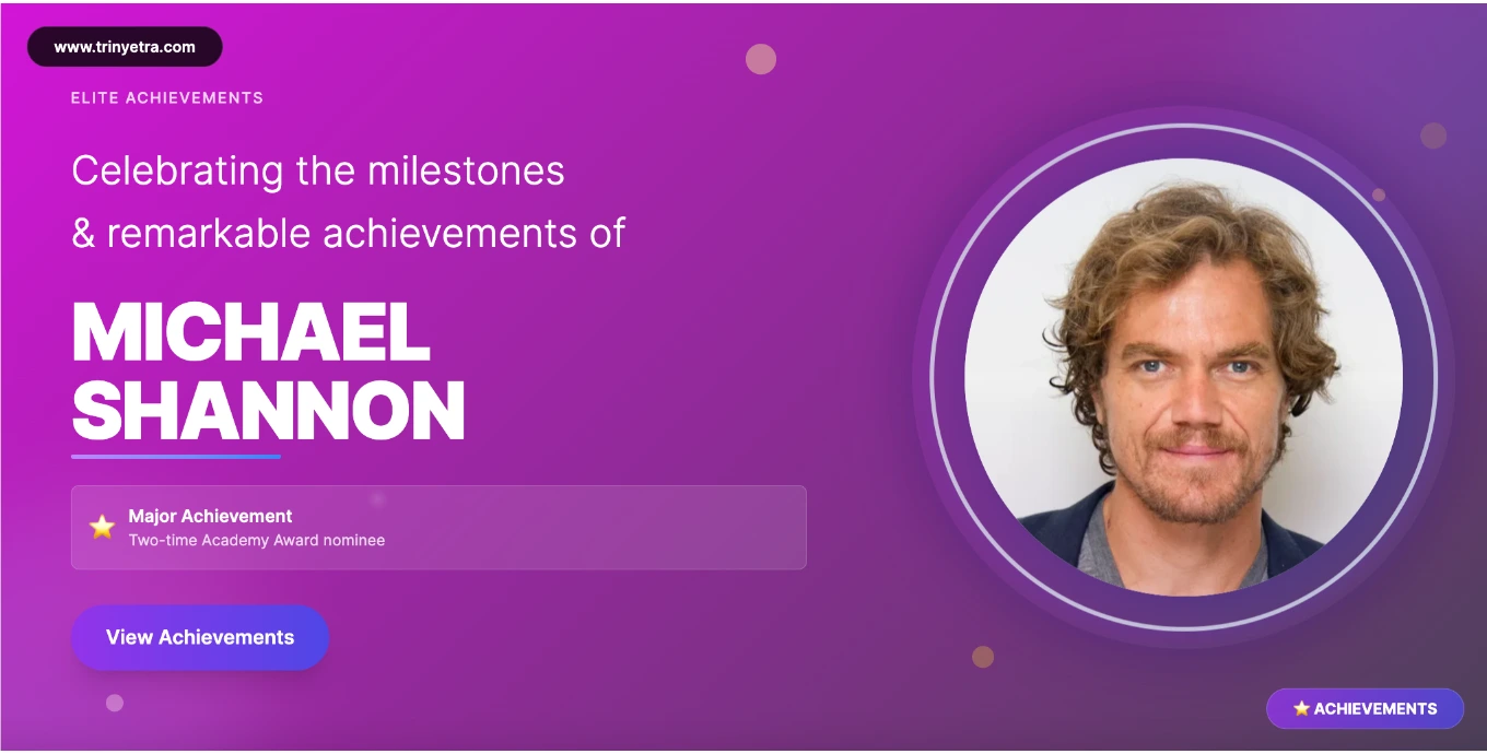 Michael Shannon Career Success Photo
