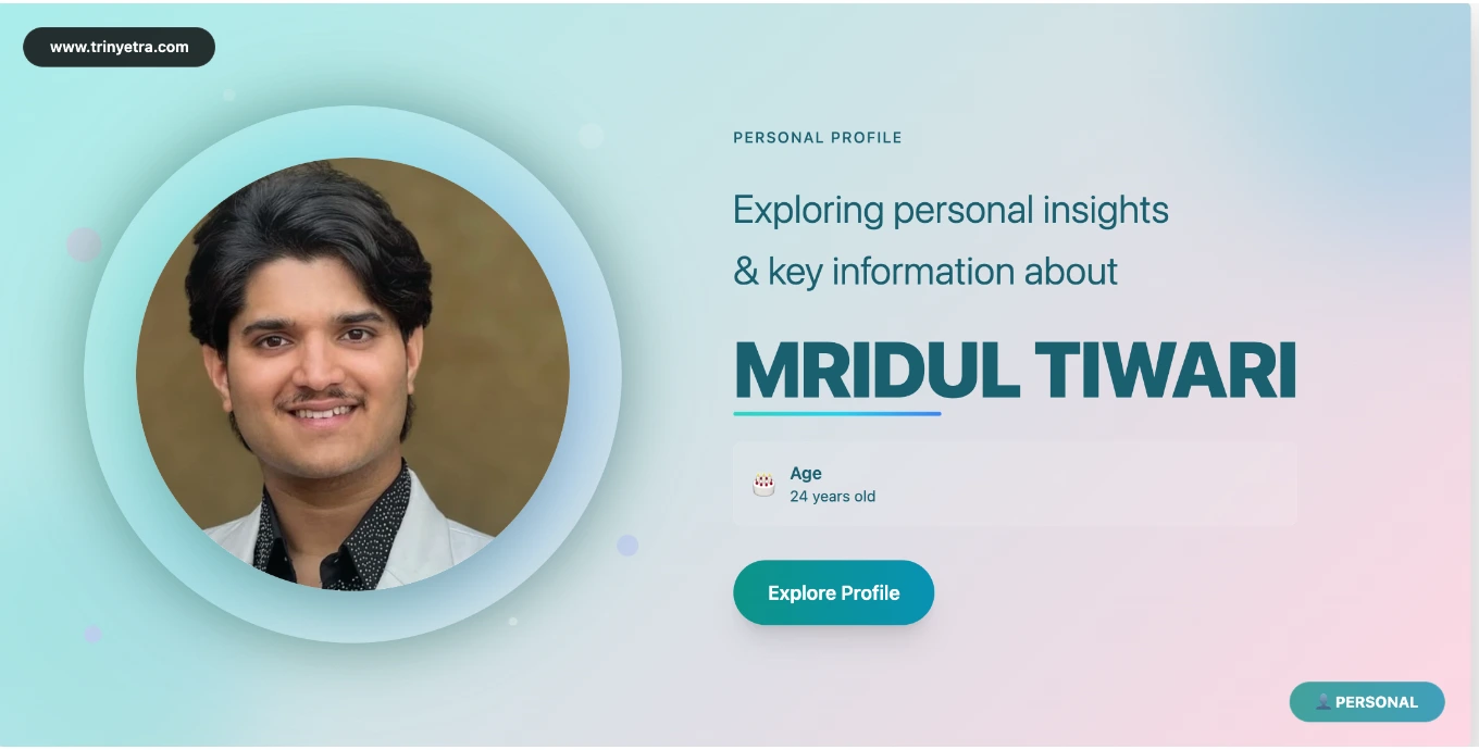 Mridul Tiwari Lifestyle Photo