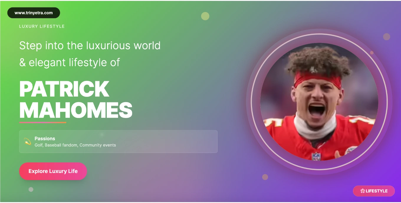 Patrick Mahomes Fashion Style Photo