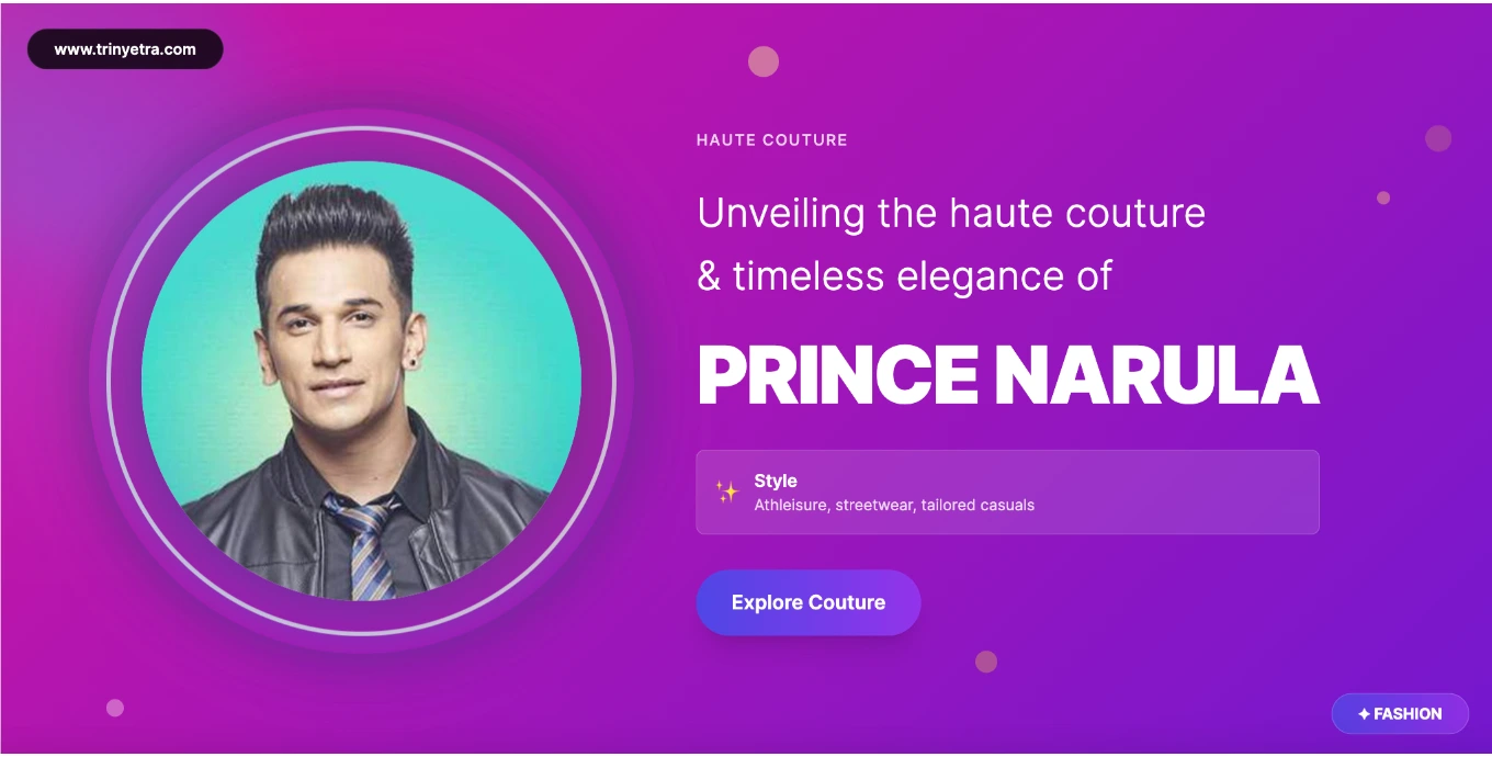 Prince Narula Fashion Style Photo