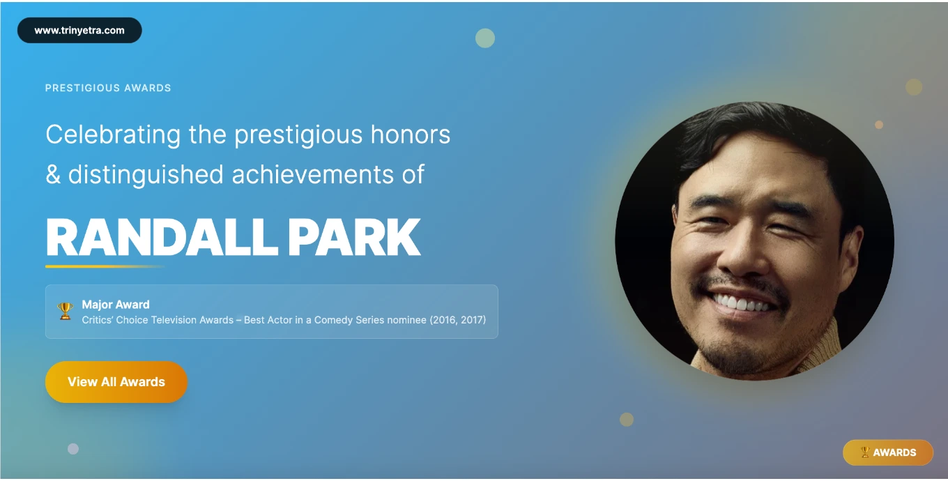 Randall Park Career Success Photo