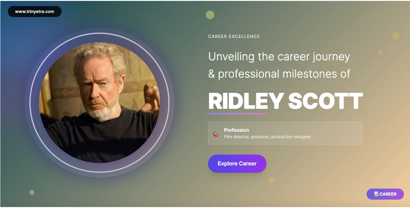 Ridley Scott Career Success Photo