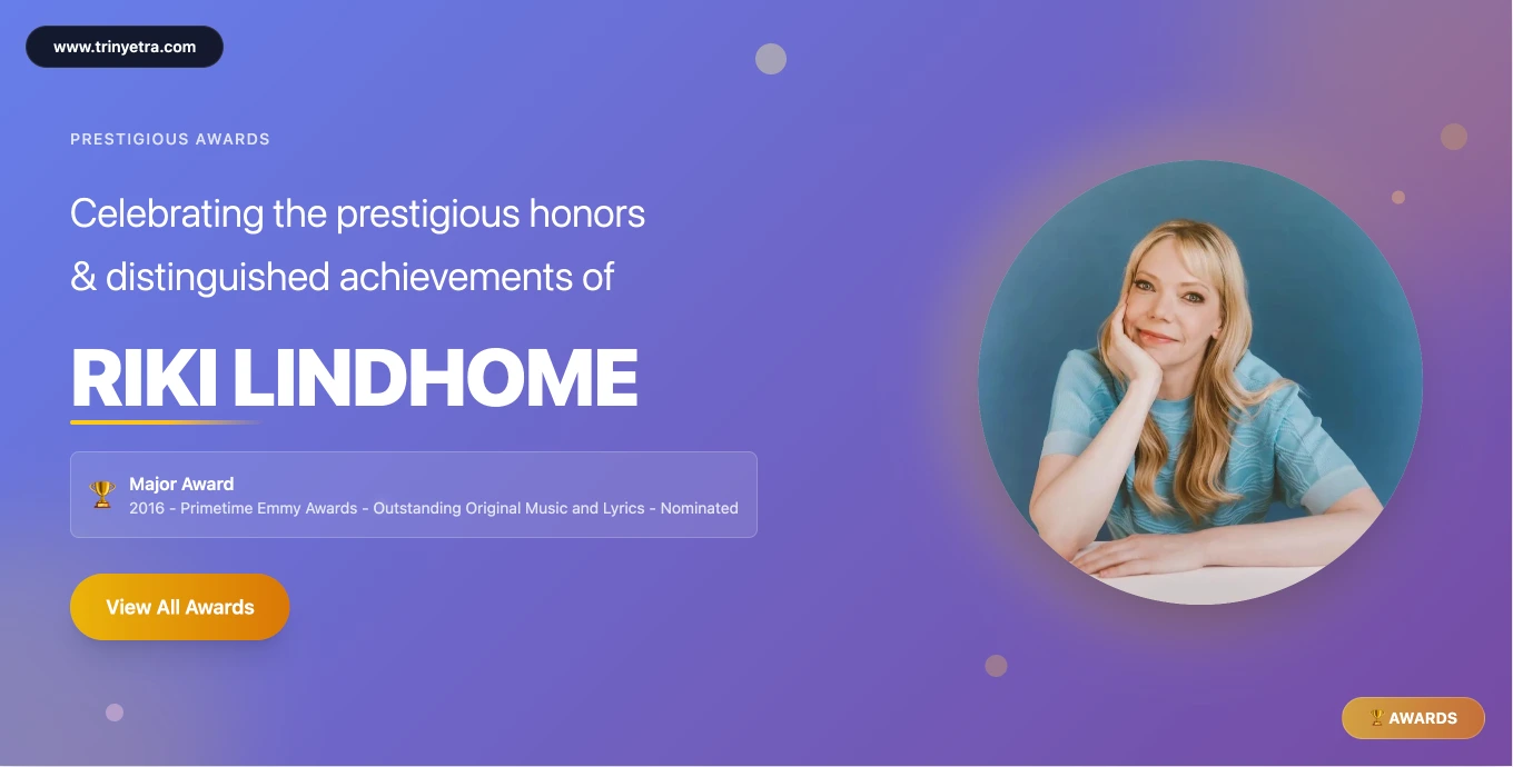 Riki Lindhome Awards & Industry Recognition