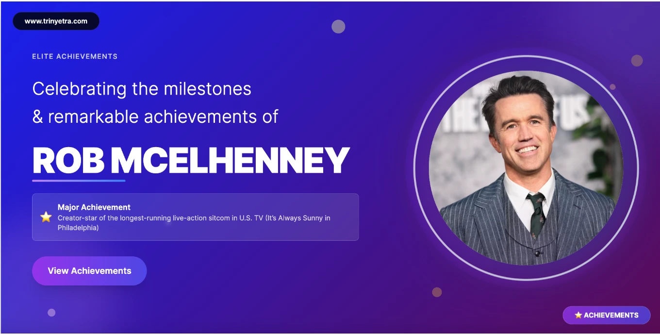 Rob McElhenney Career Success Photo