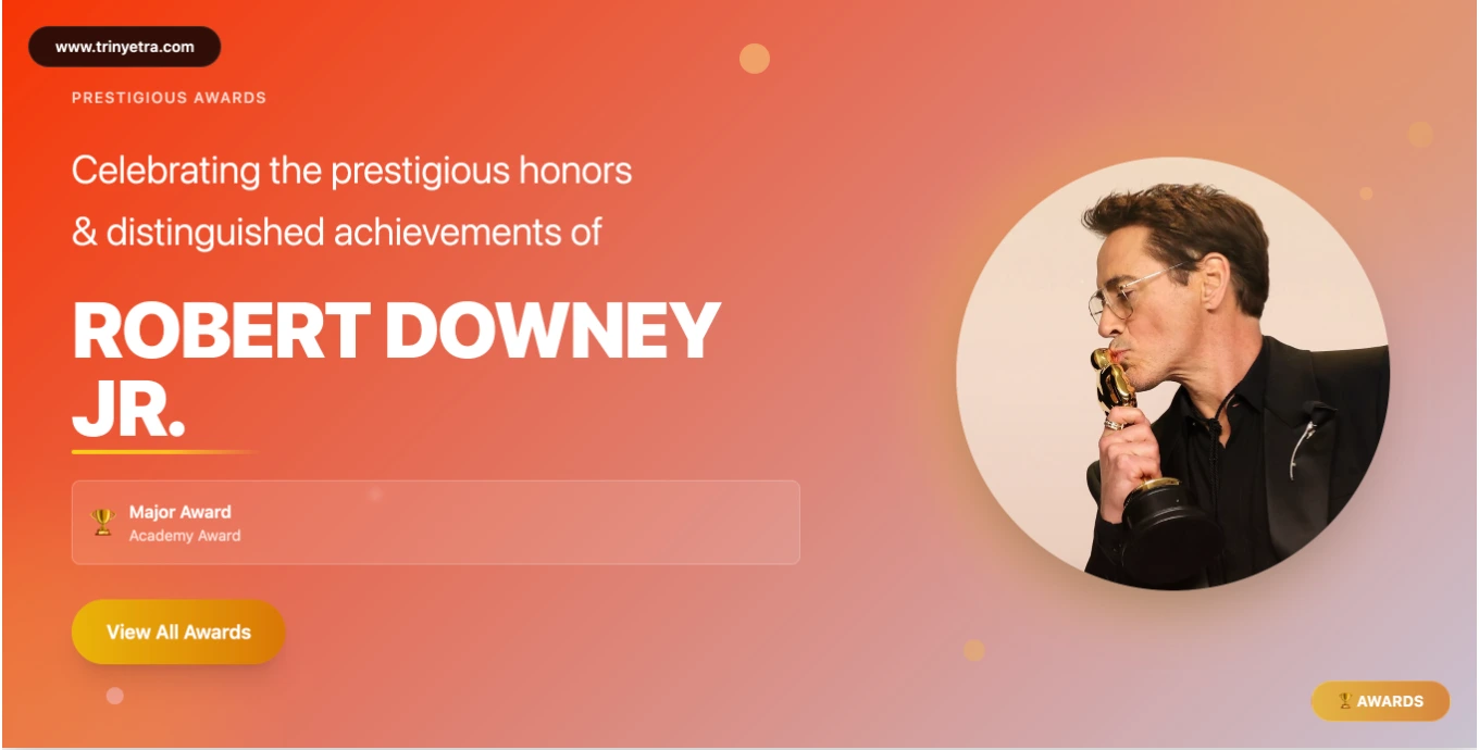 Robert Downey Jr. Fun Facts Photo