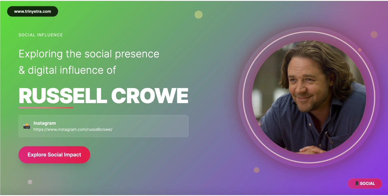 Russell Crowe Social photo