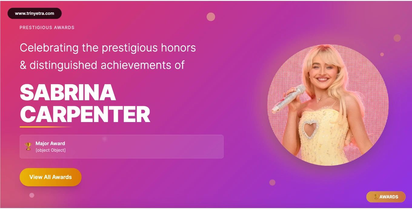 Sabrina Carpenter Career Success Photo