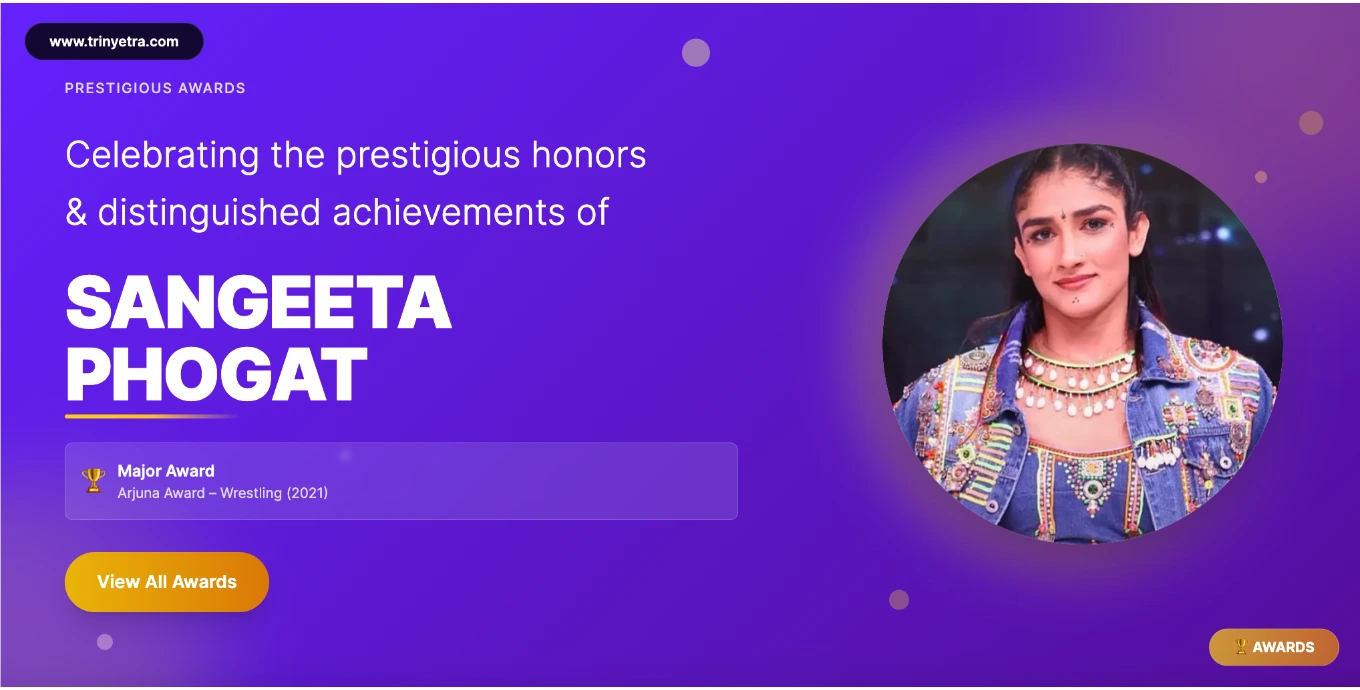 Sangeeta Phogat Awards Photo 2025