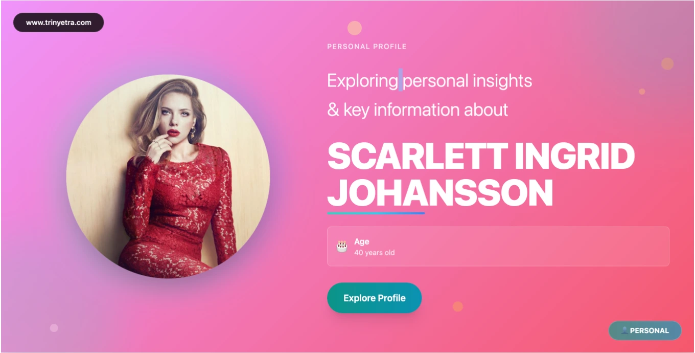 Scarlett Johansson Biography Photo 2025