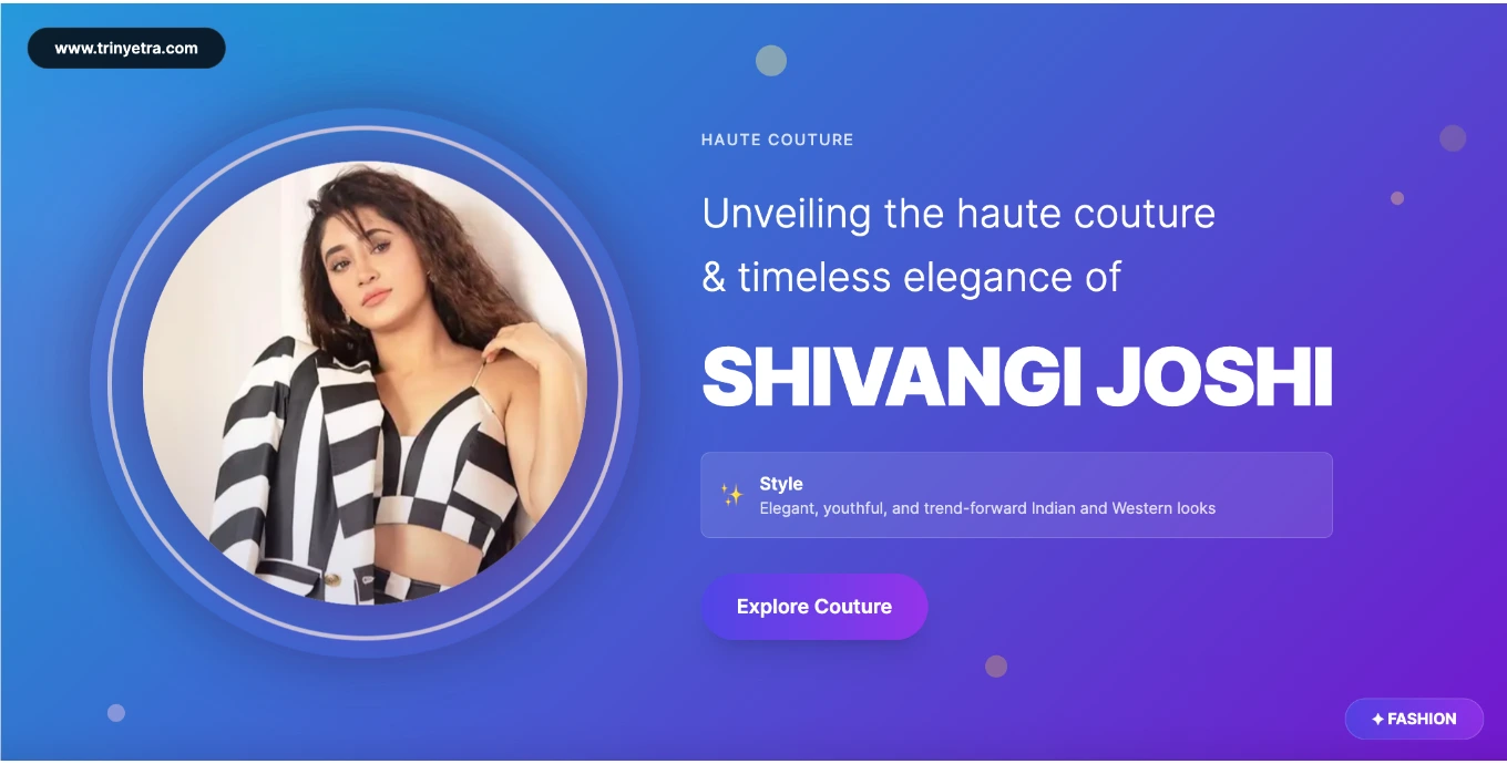 Shivangi Joshi Fashion Style Photo