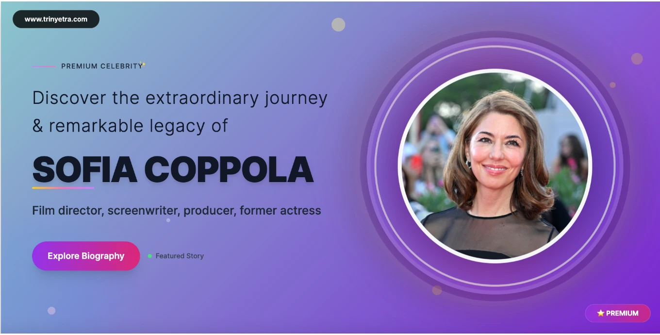 Sofia Coppola Biography, Age, Net Worth, Height, Movies ...
